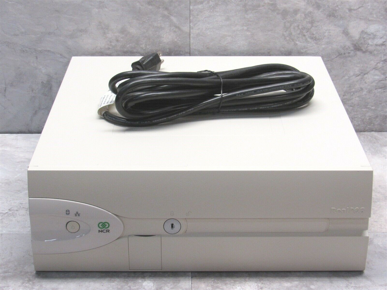 NCR RealPOS 80XRT POS Terminal PC - Intel Celeron @ 2.0GHz 512MB RAM - WHITE