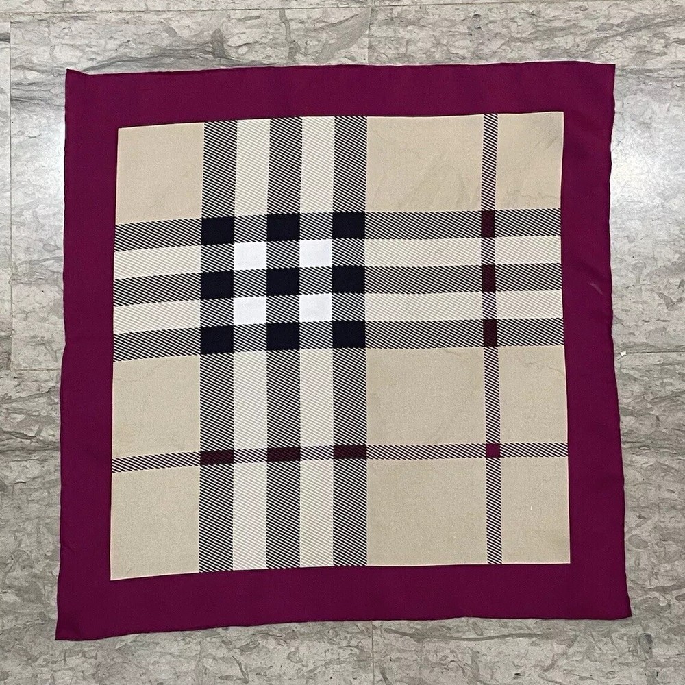 Burberry Silk Scarf 46 cm