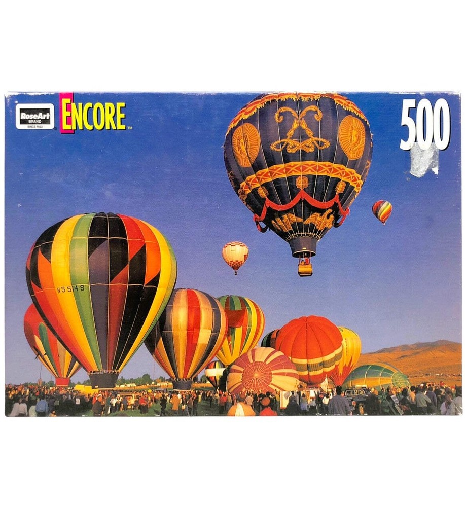 23599 - Vivid Hot Air Balloon Design Encore Edition Challenging Jigsaw Puzzle |G
