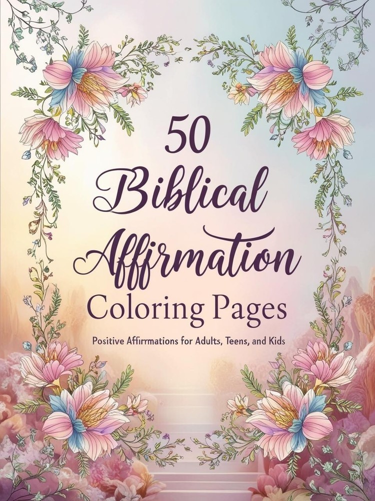 Bible Verses Affirmation Coloring Pages: Print Yourself, Positive  Quotes pdf