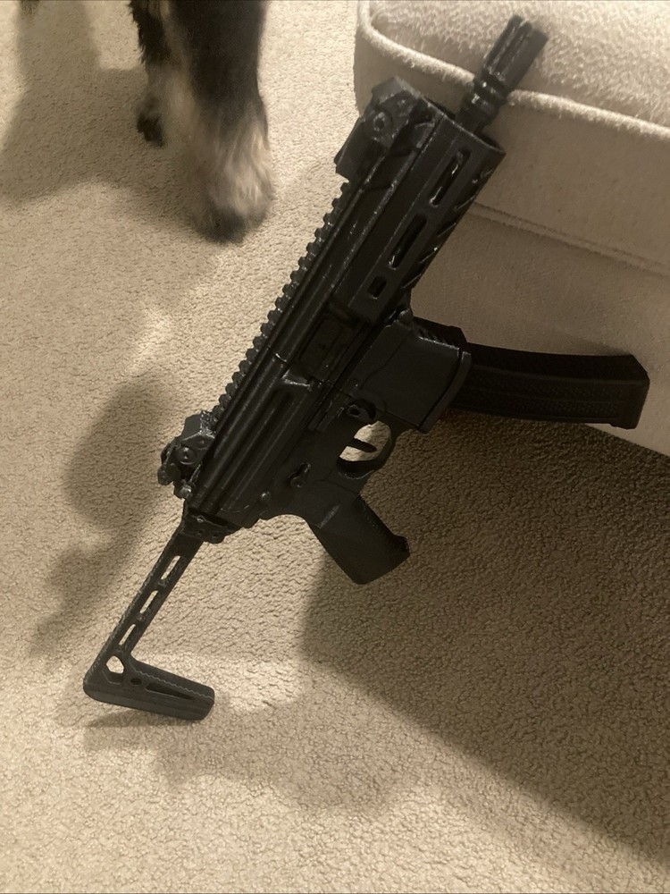 Sig Sauer MPX SMG Prop Gun 1:1 Scale 3d Printed Lifesize