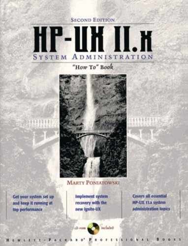 Hp-ux 11.x System - Paperback, by Poniatowski Marty; Hewlett-Packard - Very Good