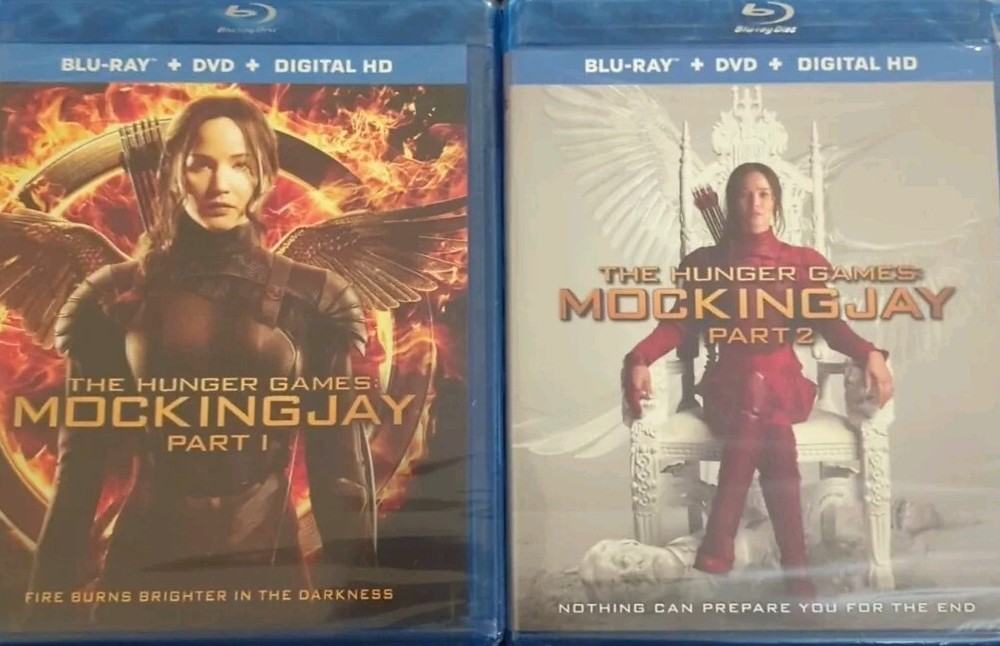 Hunger Games: Mockingjay Prt. 1&2 (Blu-Ray, DVD Set)