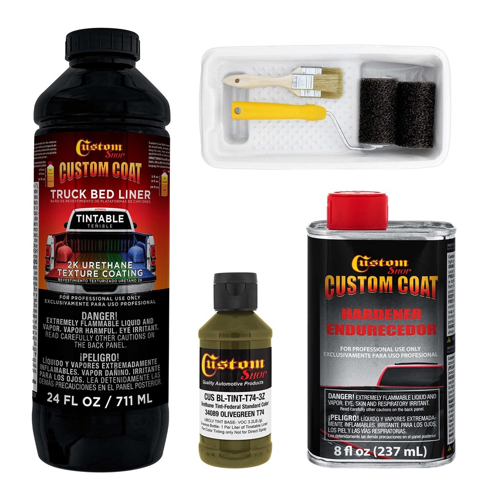 Federal Standard 34089 Olive Green T74 Urethane Paint for Roll, Brush, or Spray