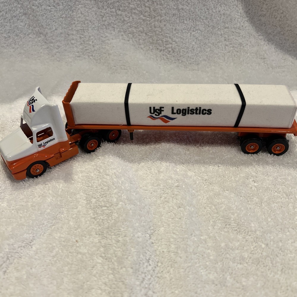 USF Logistics Flatbed Winross Limited Edition 1/64 Scale Diecast Truck-image