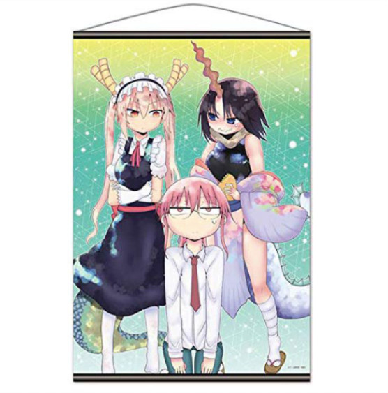 Miss Kobayashi's Dragon Maid Thor & Elma & Kobayashi B2 Tapestry japan anime