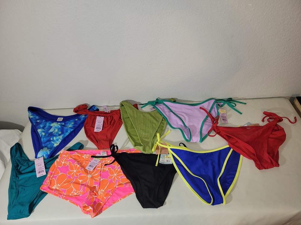 Lot of 9 Women's Target Swim Bottoms Size XL. Brand New ²²