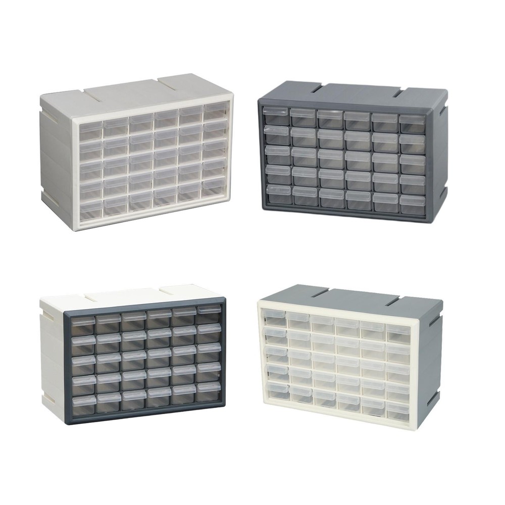 Modular Storage Bin with Drawers for Teachers, Tools, Garage, and Home Organization Cabinet