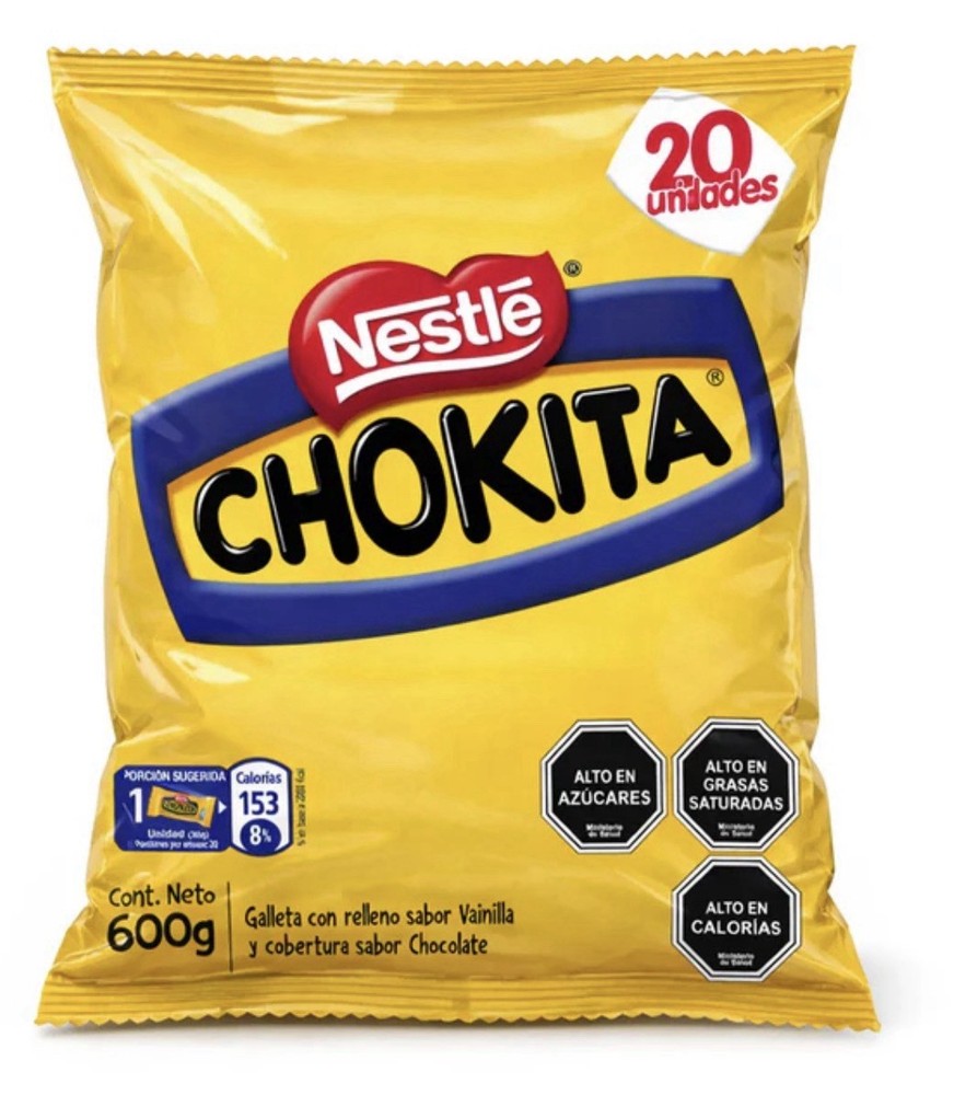Nestlé Chokita Vanilla Filled Chocolate Cookies 600g 20 Pack Chile🇨🇱