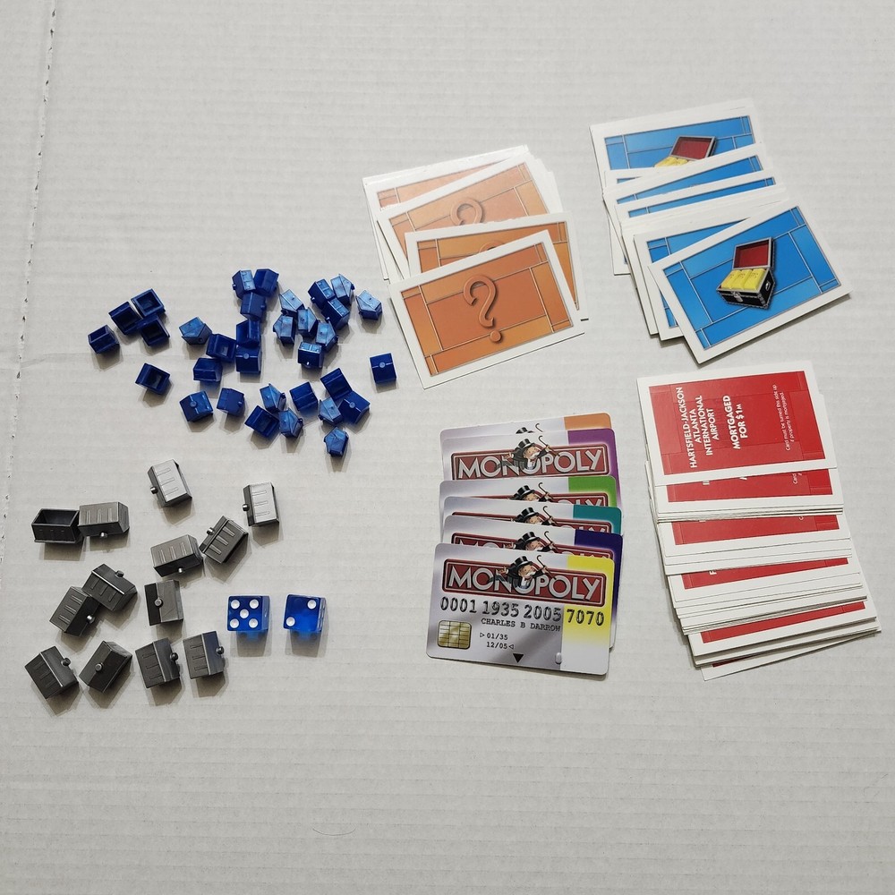 2009 Monopoly Electronic Banking US Cities Edition Board Game Replacement Pieces