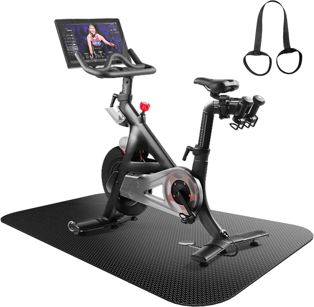 AmazonBasics Indoor Bike Mat for Treadmill and Exercise Equipment-image