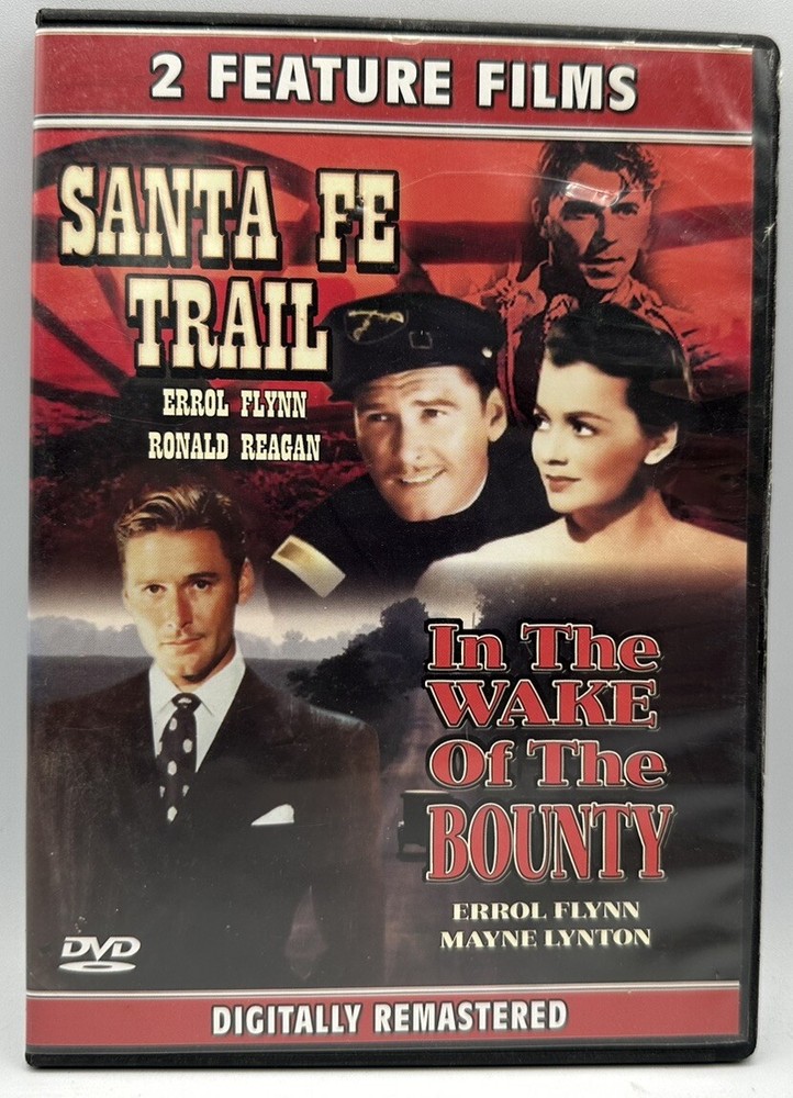 Santa Fe Trail & Wake of the Bounty DVD Family Value Collection Slim Case