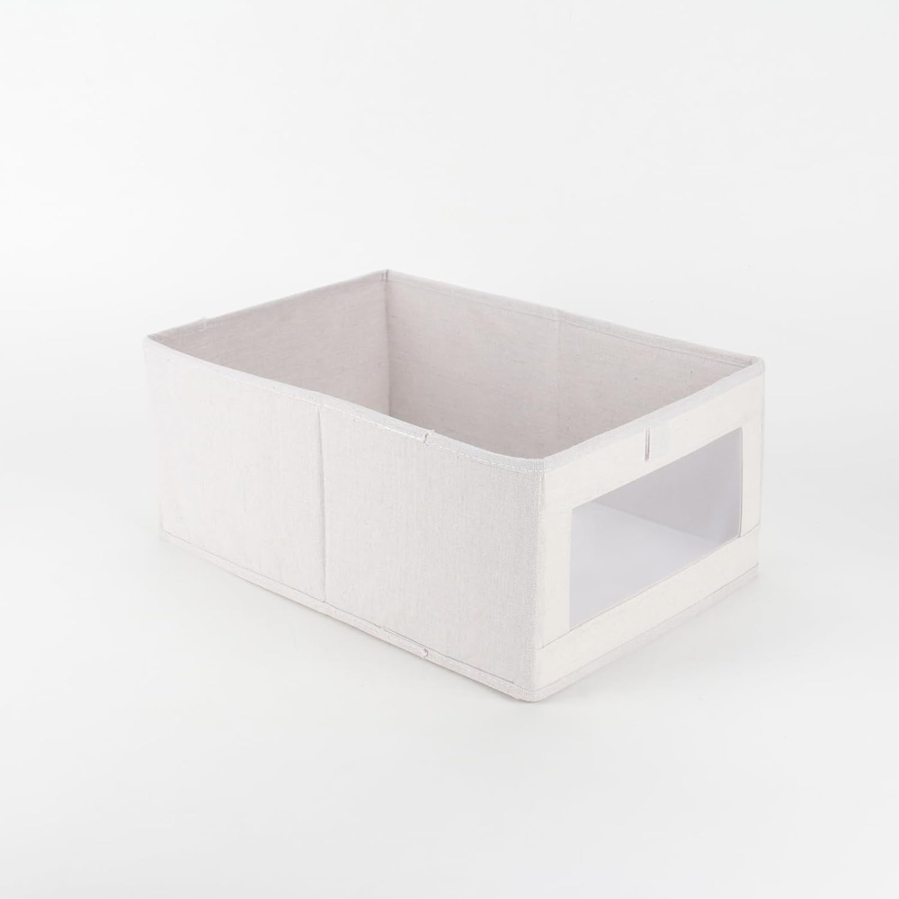 Cute Foldable Fabric Drawer Bins for Closet Organization and Storage