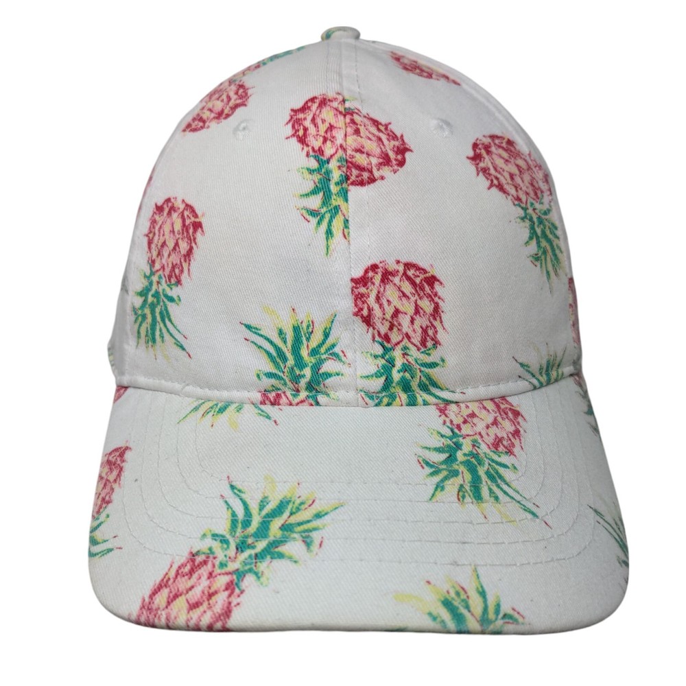 Pineapple Strapback Hat Multicolor OSFM Adjustable Vented Holes 6 Panel