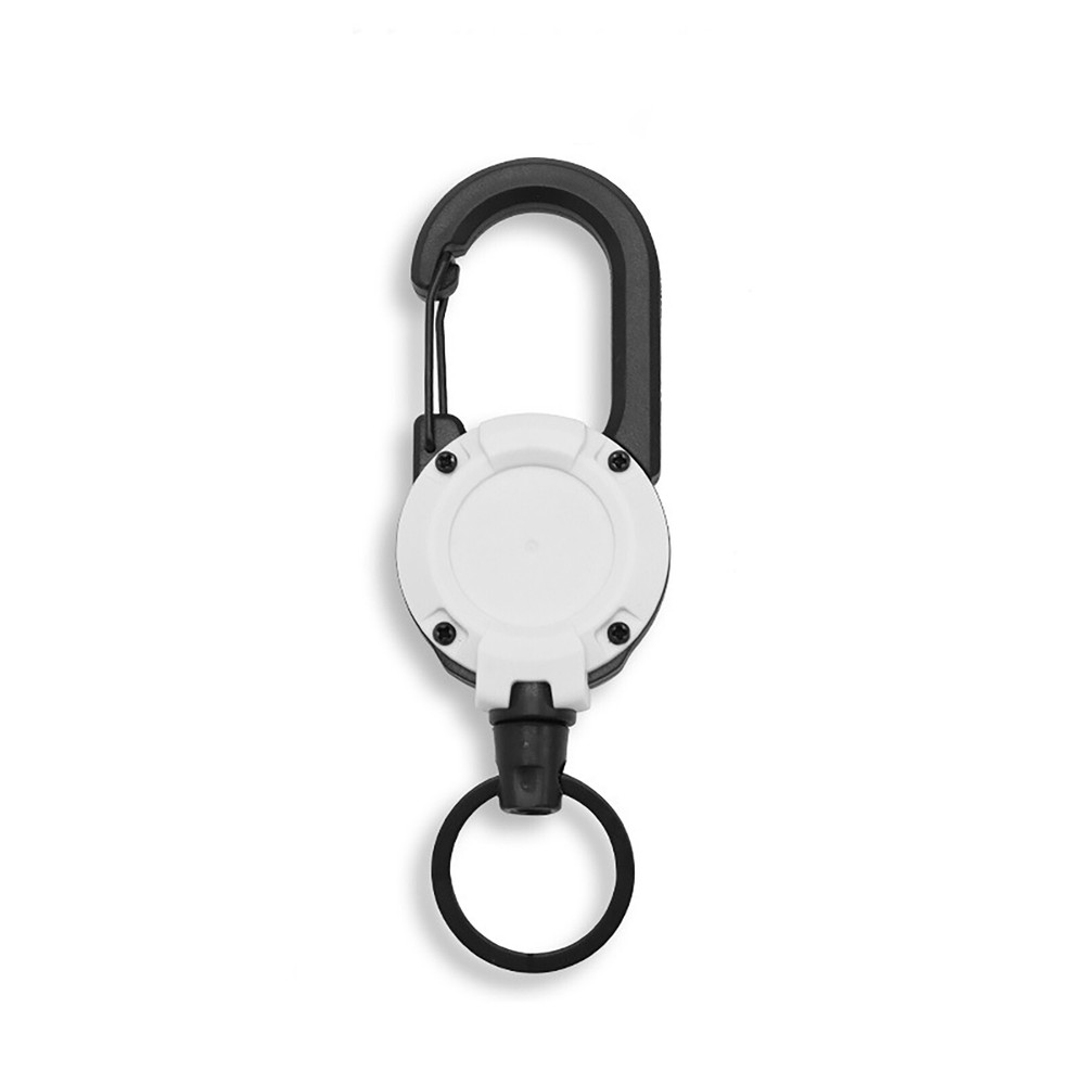 New Retractable Key Tool Holder Split Keyring Backpack Buckle Accessories
