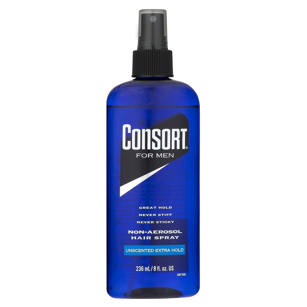 8oz Unscented X-Hold Hair Spray Pump Non-Aerosol 2-Pack