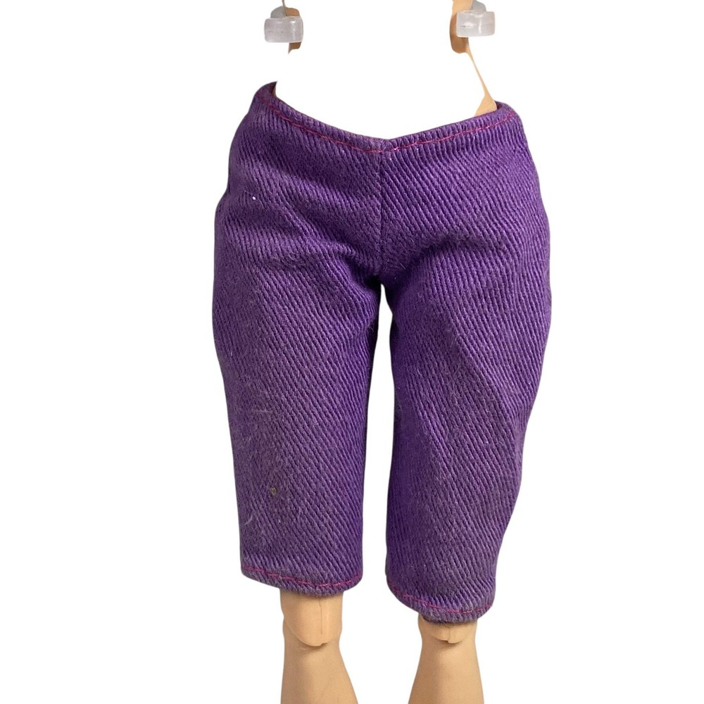 Barbie Purple Denim Purple Shorts Doll