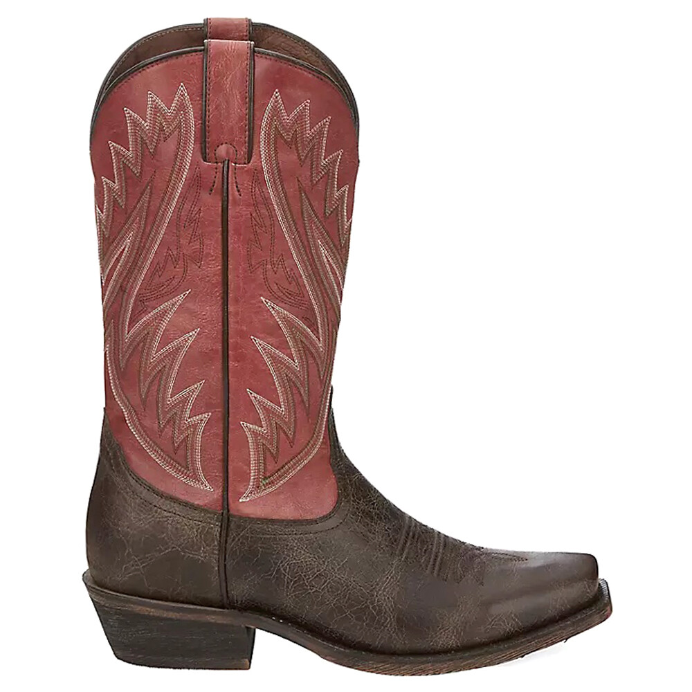 Nocona Boots Zayne 13 Inch Square Toe Cowboy  Mens Brown, Red Casual Boots HR557