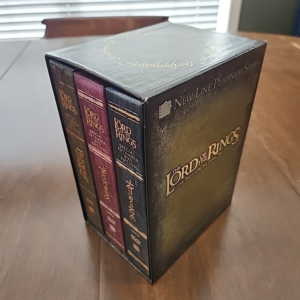 Lord of the Rings: The Motion Picture Trilogy (DVD, 2004, 12-Disc Set, Extended)