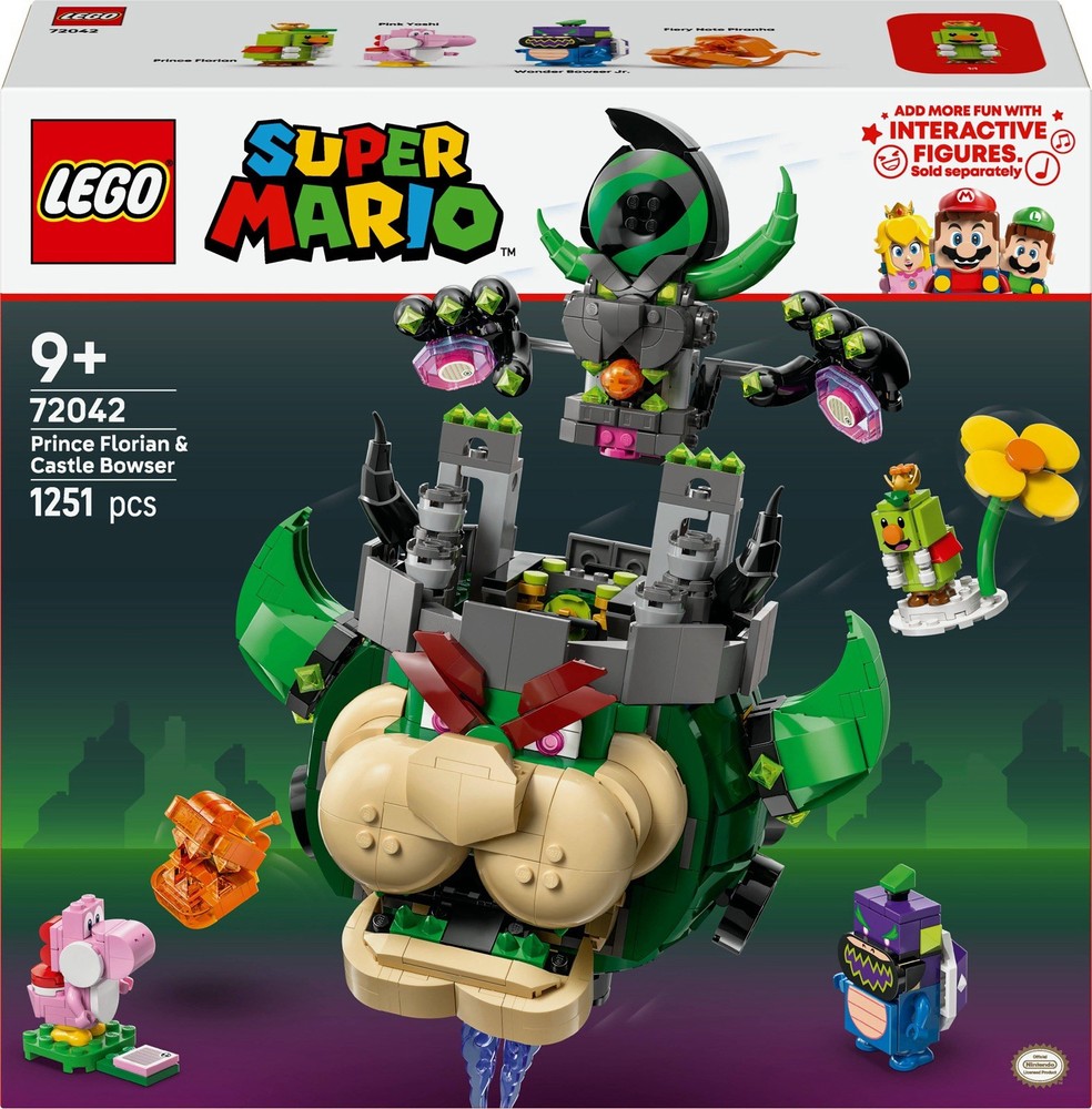LEGO Super Mario 72042 Prince Florian & Castle Bowser 1251 pcs Toy Building Kit