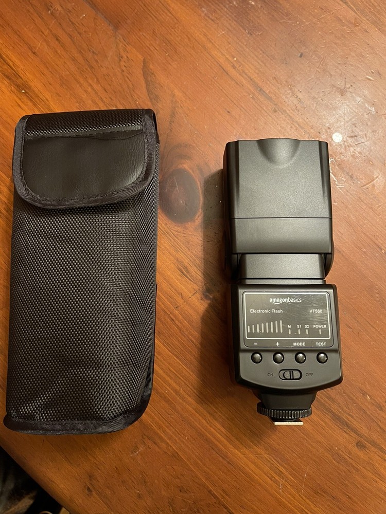 Amazonbasics Electronic Flash VT-560 Tested, Includes Protective Case-image