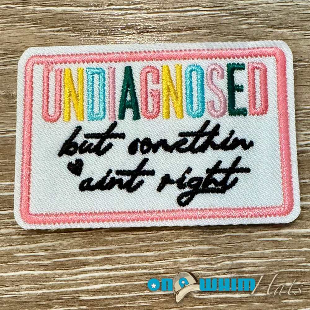 Undiagnosed Embroidered Iron-On Patch