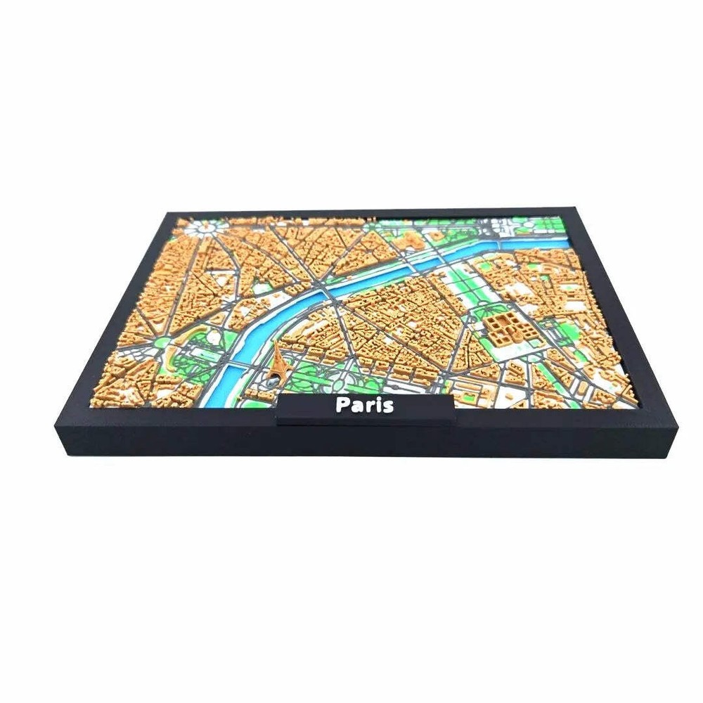 Paris 3D City Map
