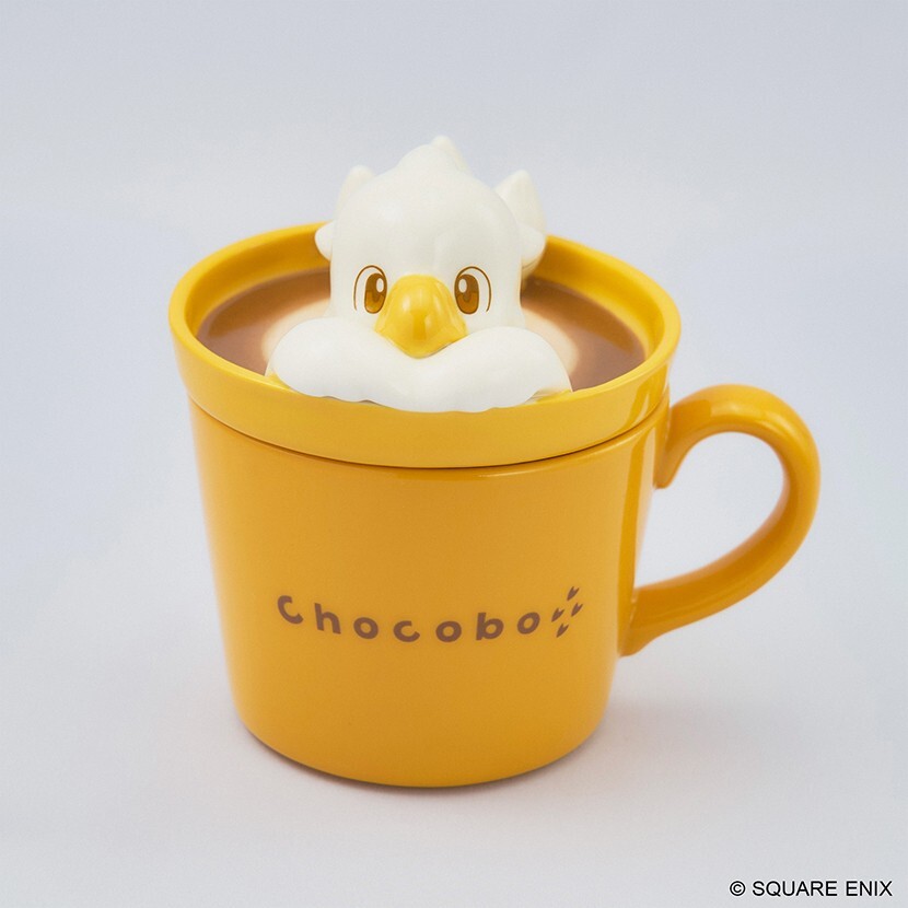 [Square Enix] Final Fantasy Latte Art Figure Mug Chocobo From JP NEW