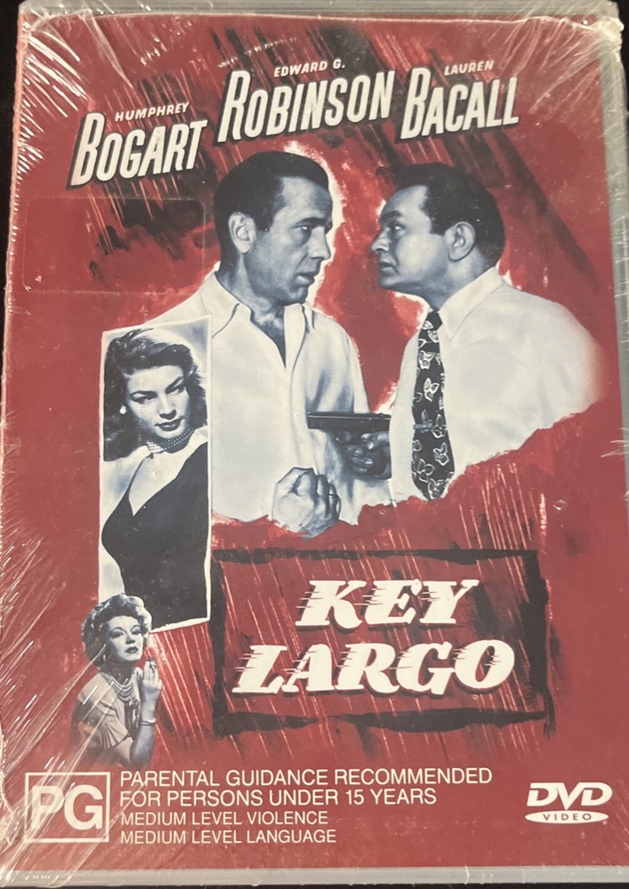 Key Largo (DVD, 1948) Humphrey Bogart Lauren Bacall Rare Brand New R4