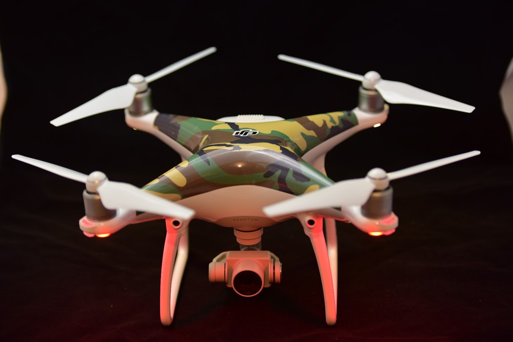 DJI Phantom 4 / 3 / 2 Camouflage Professional Wrap Decal Skin 3M Made in USA