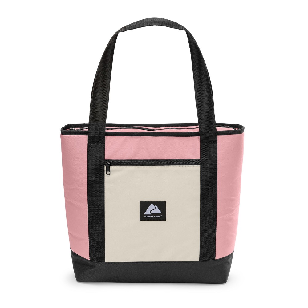 Ozark Trail 24 Can Soft Cooler Tote, Pink