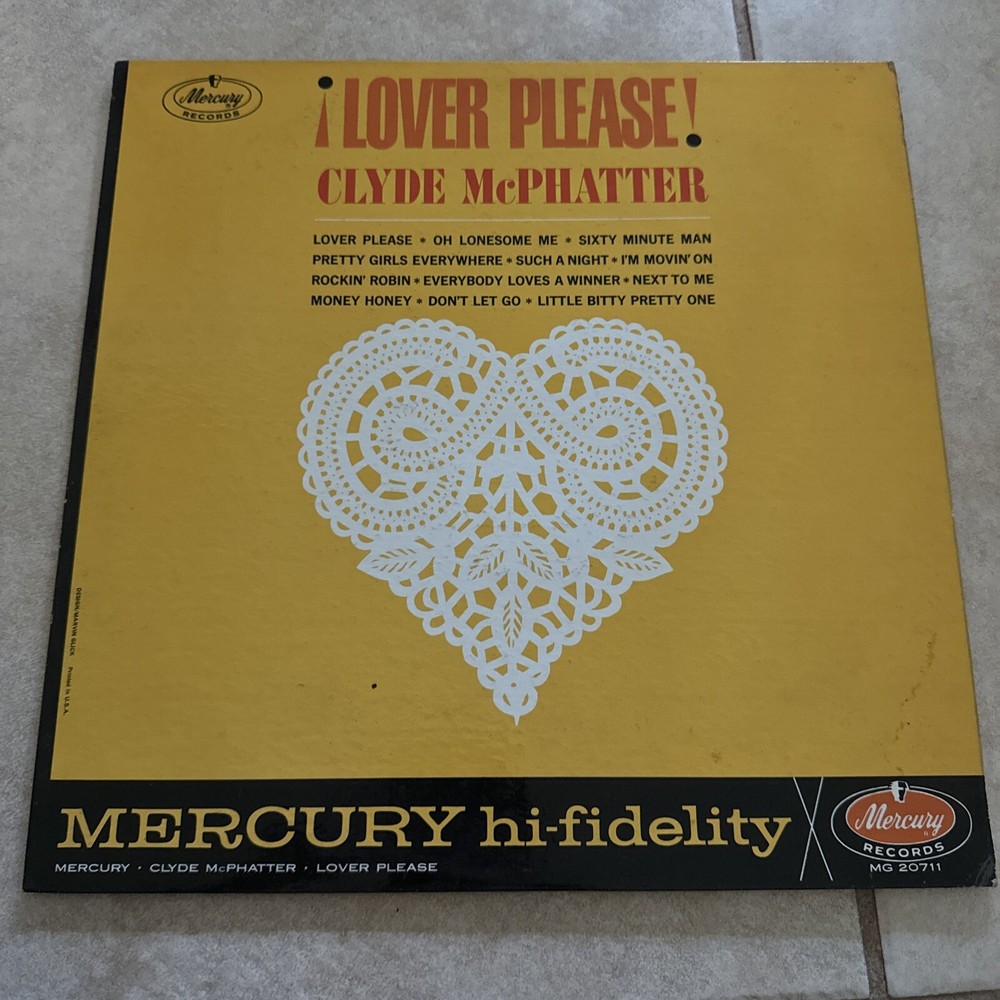 CLYDE MCPHATTER Lover Please LP Vinyl Record 12