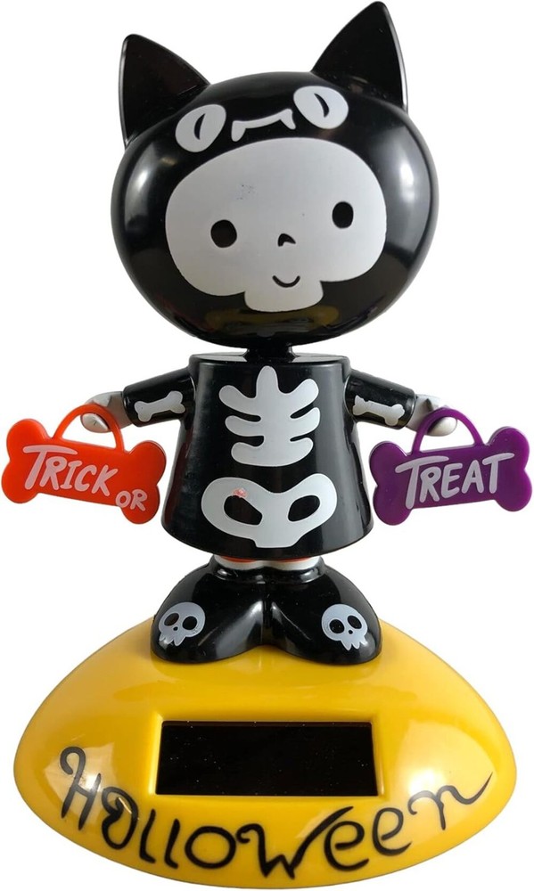 41138 - Solar Skeleton Cat Bobble |Pod 1-10|