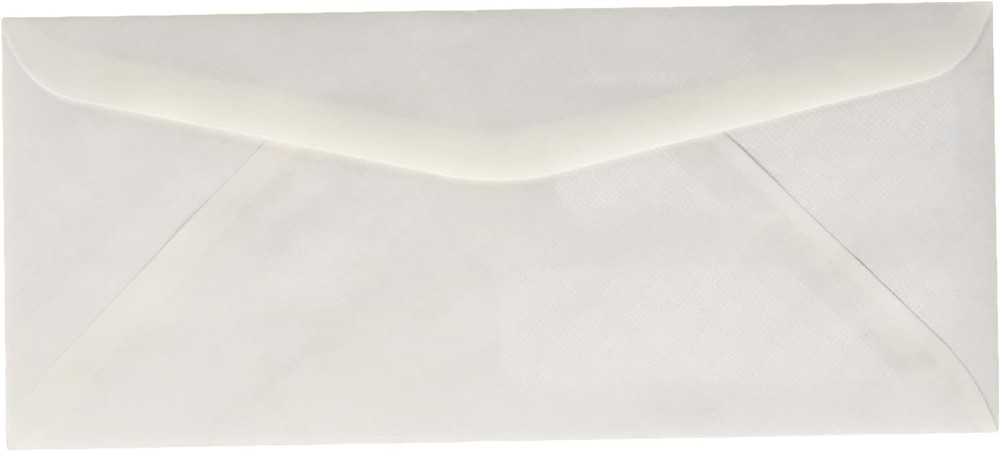 AmazonBasics AMZ92W 500-Pack White Tinted Security Envelopes with Double Window-image