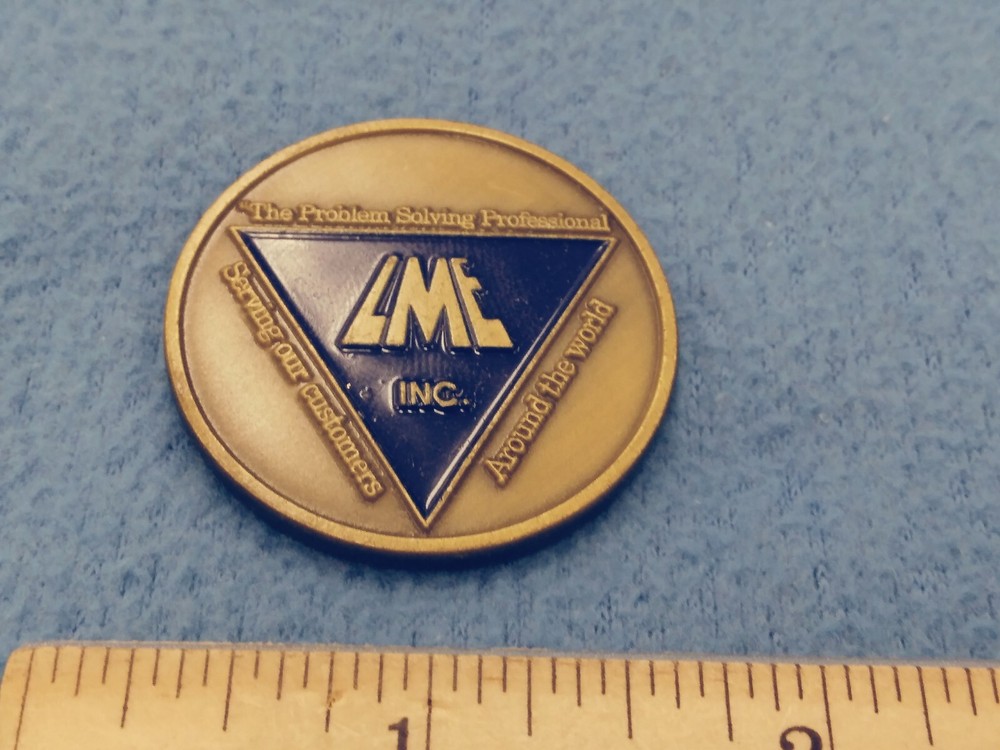 LME LOGISTICS MANAGEMENT ENGINEERING -  Military Challenge Coin-image