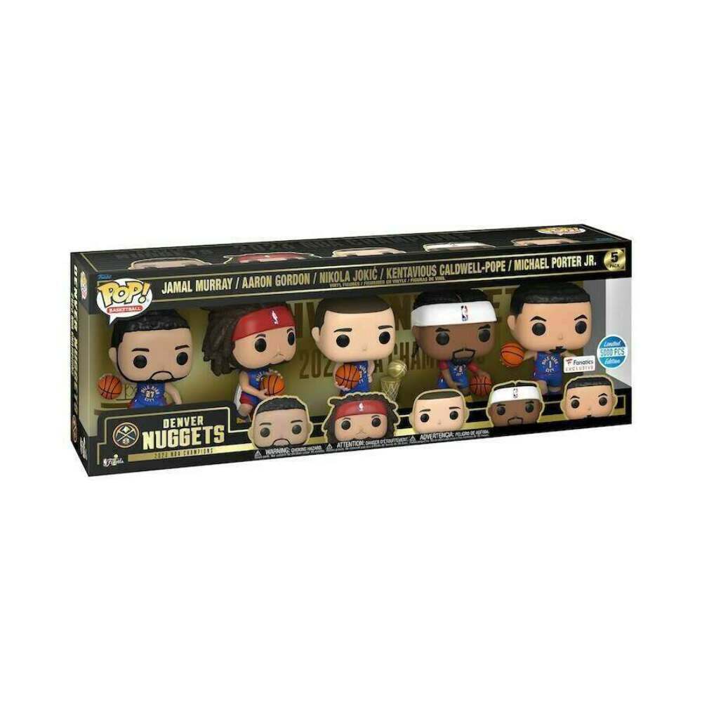 Funko POP! Basketball: Denver Nuggets - Jamal Murray/Aaron Gordon/Nikola Jokić/K