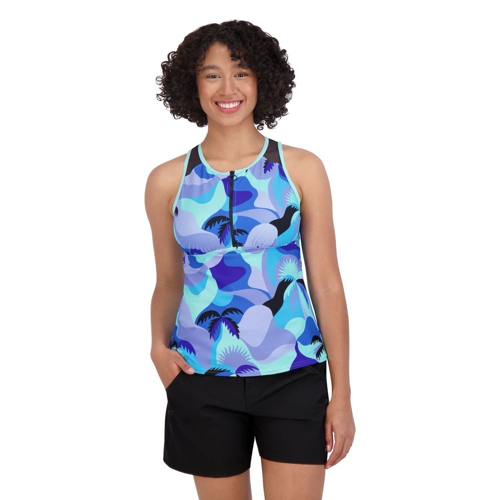 ZeroXposur Women's Tankini Swimsuit Top Size M