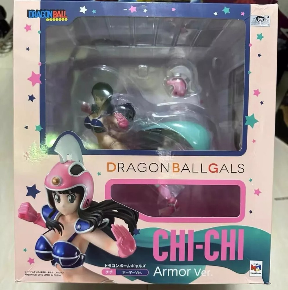 Anime Dragon Ball Gals Goku's Wife Chichi Armor Ver. Figure MegaHouse Toy Gift