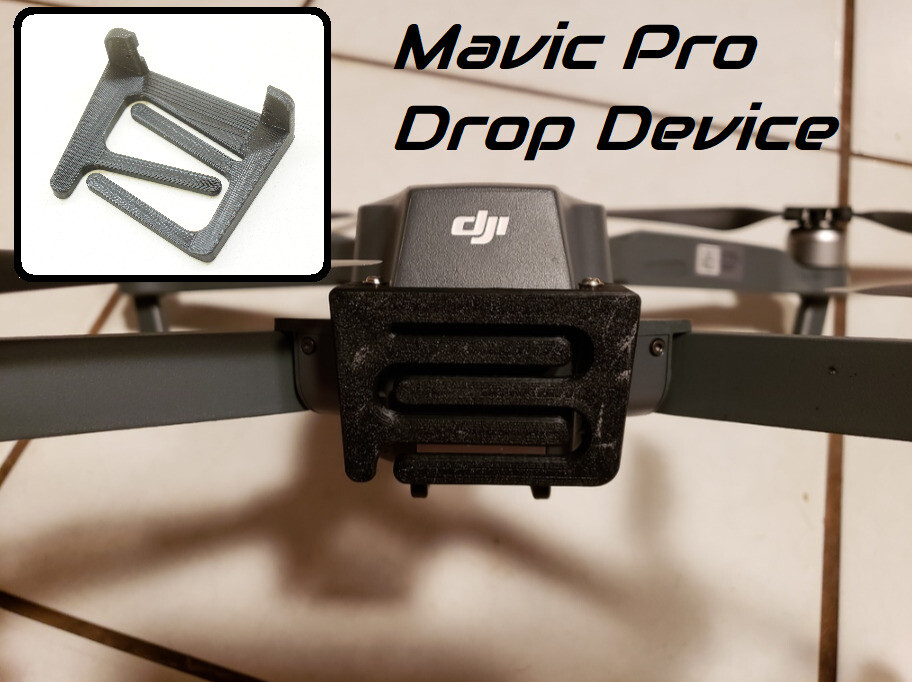 Drop Device for DJI Mavic Pro RC Drone Delivery Air Dropping System Bait Release-image