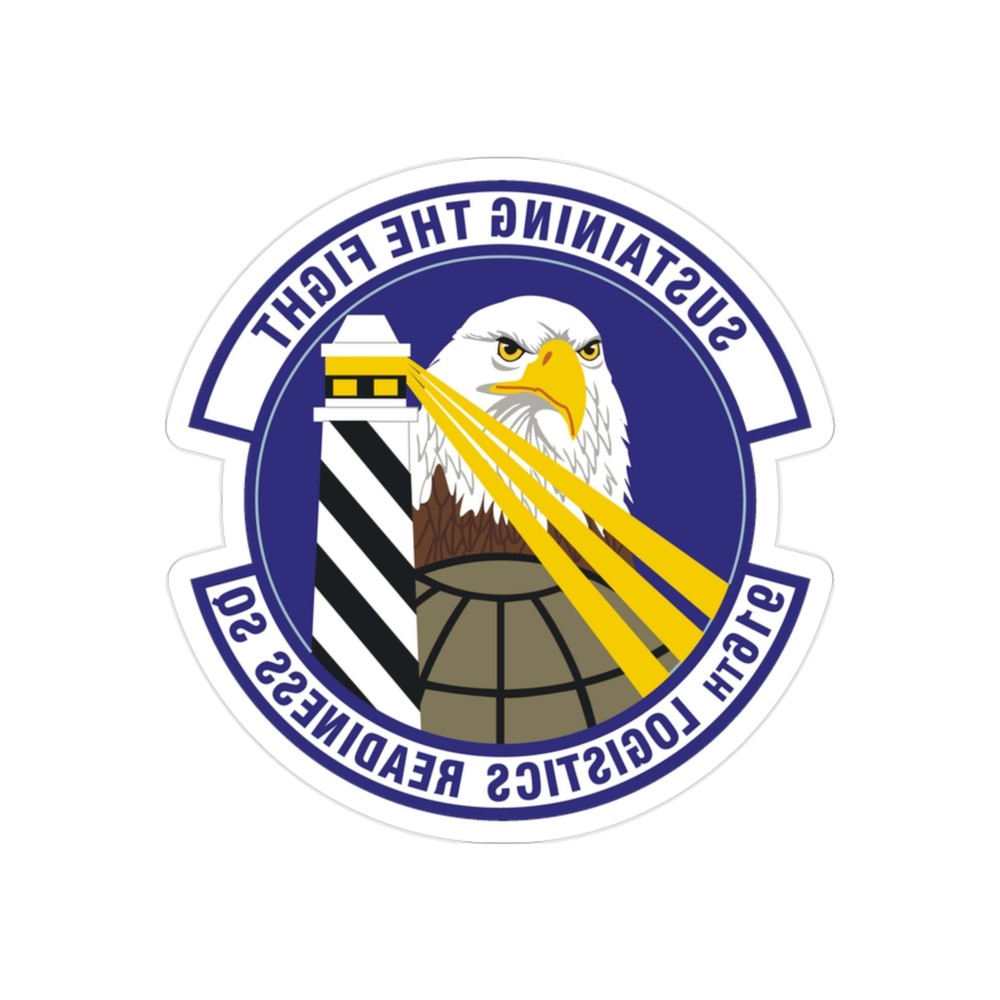 916th Logistics Readiness Sq USAF REVERSE PRINT Clear Sticker-image
