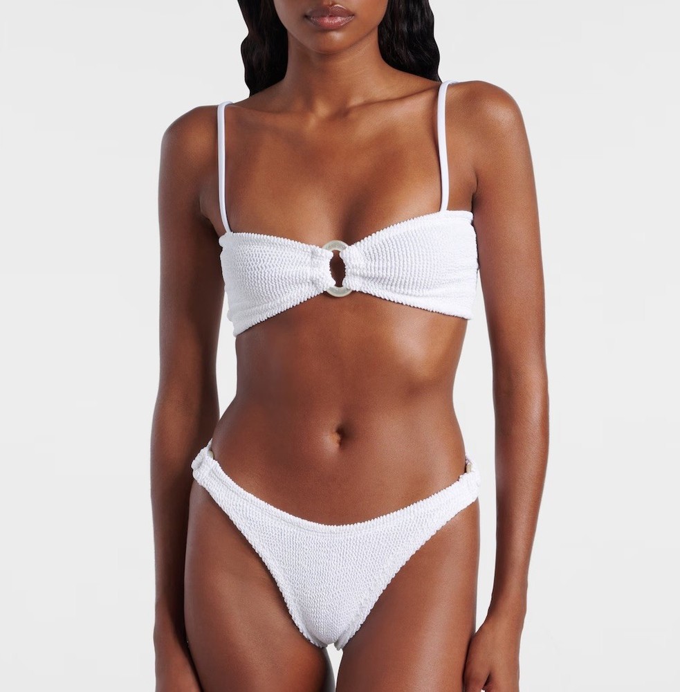 Hunza G Misty bikini in white One Size NWT