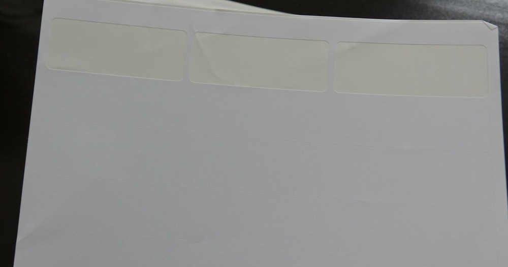 AmazonBasics Fast Peel White Address Labels for Laser Inkjet Printers - 90 Sheets  -image
