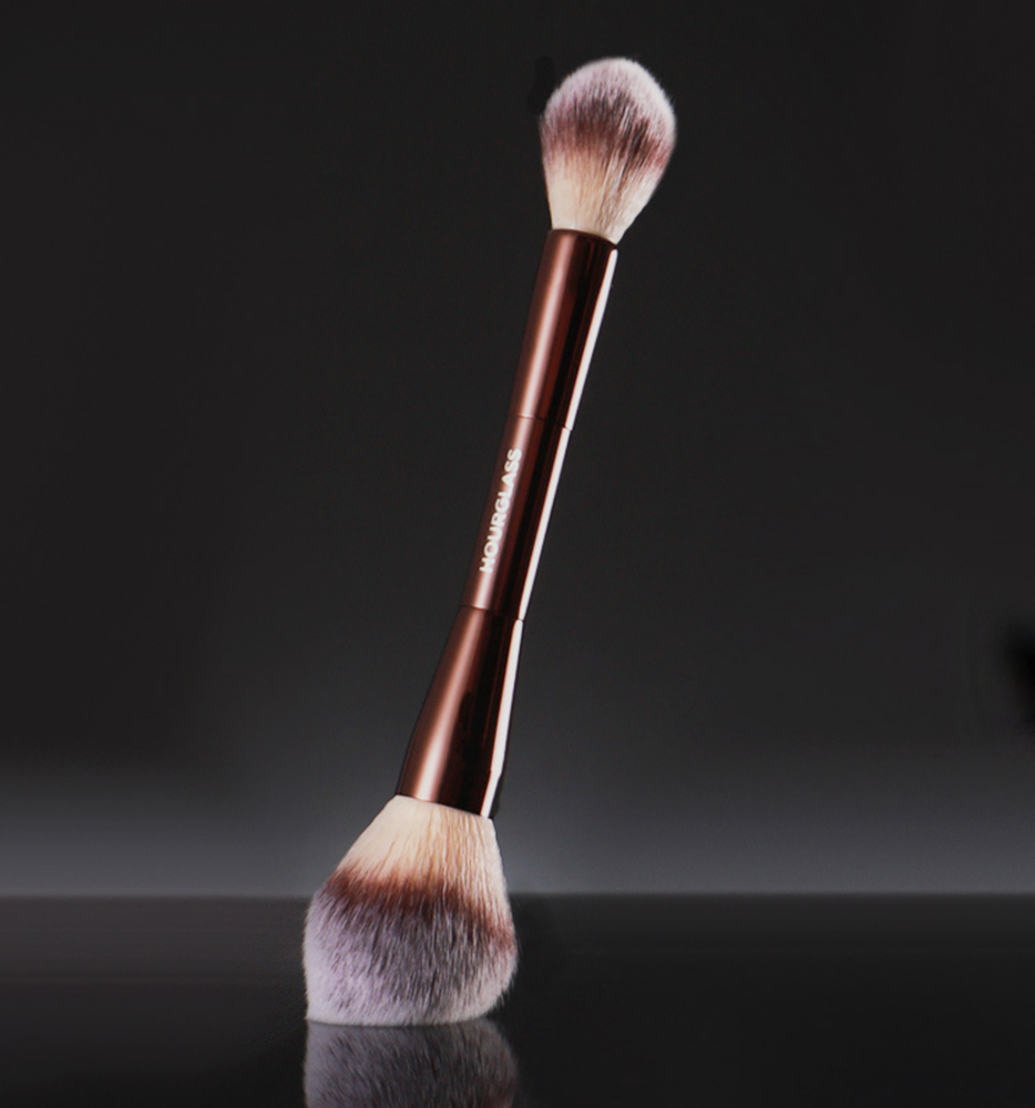 HOURGLASS Double Ended Veil Powder Brush NIB - 100% Authentic MSRP $65