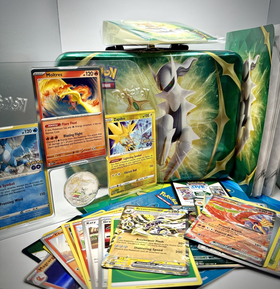 Pokemon Holiday Gift Set - Treasure Chest w/Cards, Stickers, Coin, & More!