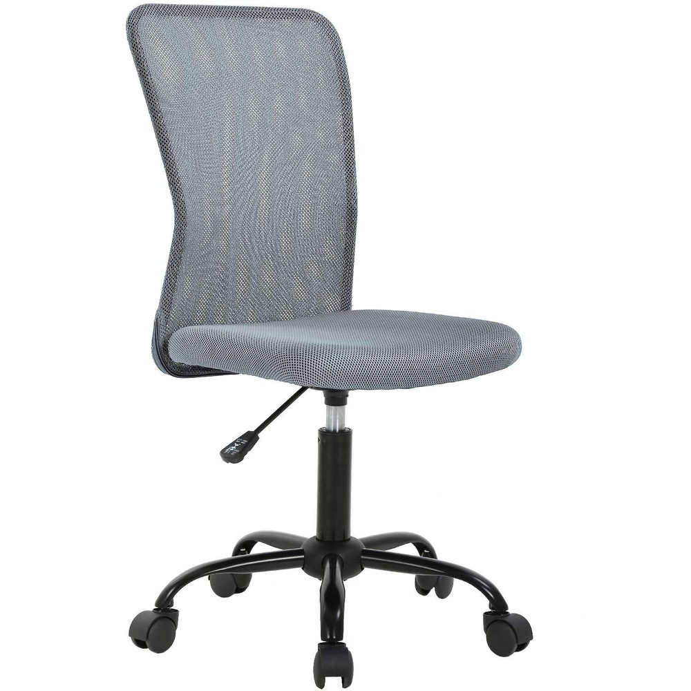 Mesh Computer Small Desk Lumbar Support Modern Executive Adjustable Mid Back Tas