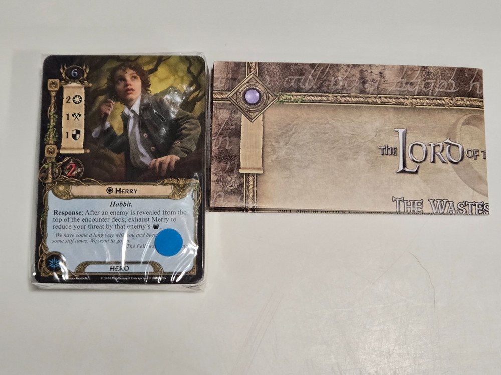 The Lord of the Rings Card Game The Wastes of Eriador Adventure Pack (Used)