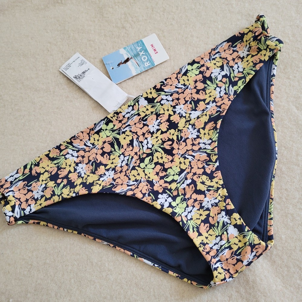 NWT Roxy Floral Bikini Bottoms Women's Size XL