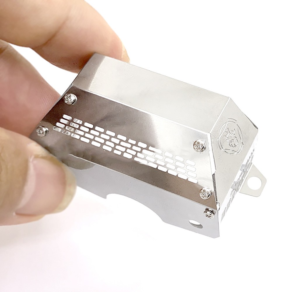 Tamiya Scania 1/14 RC Truck Metal Gearbox Cover Decoration Part