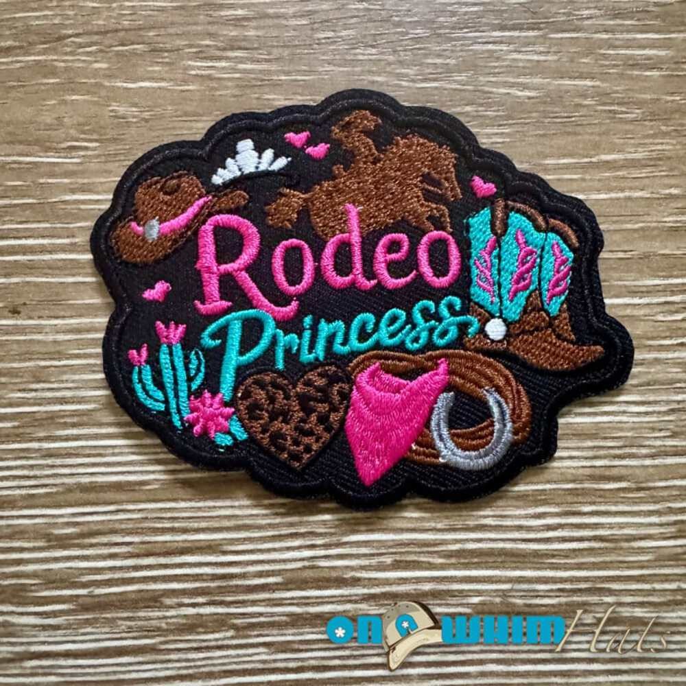 Rodeo Princess Iron-On Patch