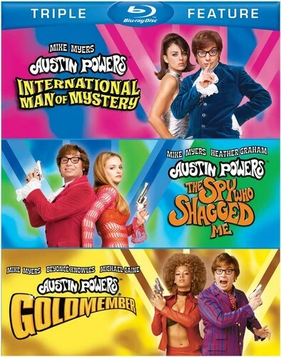 Austin Powers: International Man of Mystery / Austin Powers: The Spy Who Shagged Me / Austin Powers in Goldmember (Blu-ray, 2002)